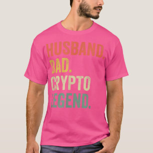 Lustige NFT-Kunst für Männer Ehemann Vater Legende T-Shirt