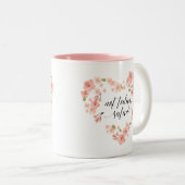 Lustige nicht heute Satan Blumen-Tasse Zweifarbige Tasse (VorderseiteRechts)