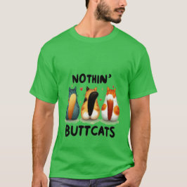 Lustige "Nichts als Katzenschwänze" Hübscher Katze T-Shirt