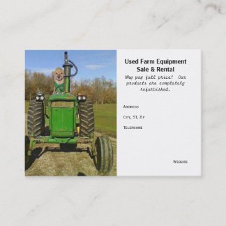 Lustige/niedliche benutzte landwirtschaftliche visitenkarte