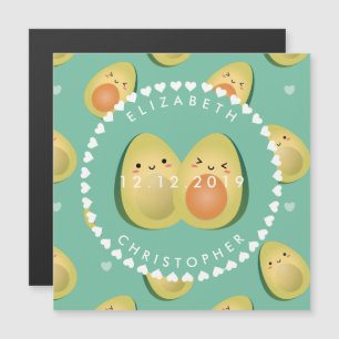 Lustige Niedliche Verspielte Moderne Save The Date Magneteinladung