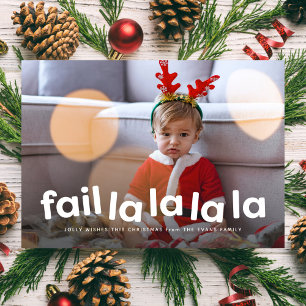 Lustige niedliche Weihnachts-Panne ein Foto Feiertagskarte