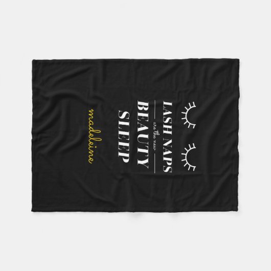 Lustige niedliche Zitat-Peitschen-Nickerchen-Decke Fleecedecke (Vorderseite (Horizontal))