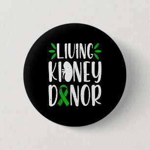Lustige Nieren-Organ-Spenden-Bewusstseins-Bekundun Button