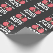 Lustige Nieren-Spender - ich laufe auf Geschenkpapier (Ecke)