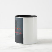 Lustige Ninja-Katzen-Meme individuell gestaltbarer Tasse (Zentrum)