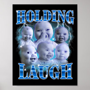 Lustige Nische Baby Gen Z Meme Ai Viral Kichernd A Poster