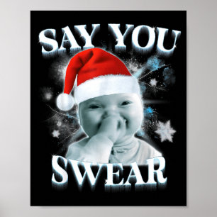 Lustige Nische Baby Gen Z Meme Ai Viral Kichernd A Poster