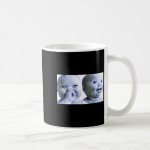 Lustige Nische Baby Gen Z Meme Ai Viral Kichernde Kaffeetasse