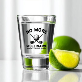 Lustige „No More Mulligans“ Golf Junggesellenparty Schnapsglas