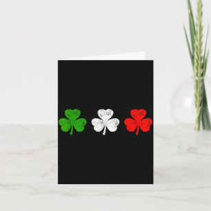 Lustige noch italienische Shamrocks St Patricks Da Karte