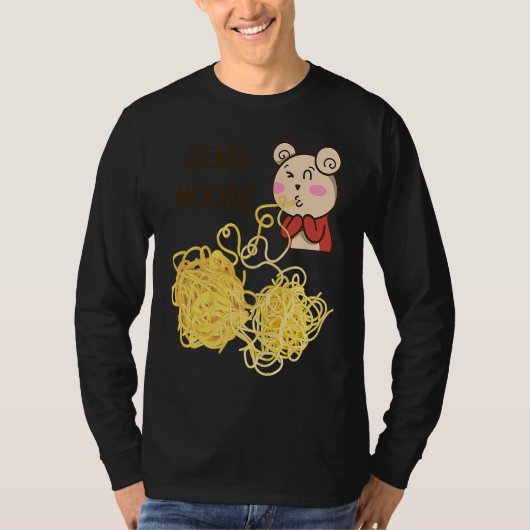 Lustige Noods senden T-Shirt (Vorderseite)