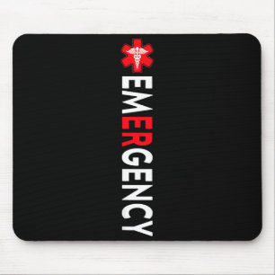 Lustige Notaufnahme Notfallstation Krankenpfleger  Mousepad