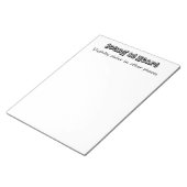 Lustige Notizblöcke, Geschenke für Späße im Alter Notizblock (angewinkelt)