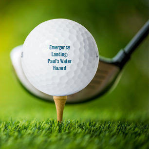Lustige Notlandung: [Name]’s Wasserhindernis Golfball