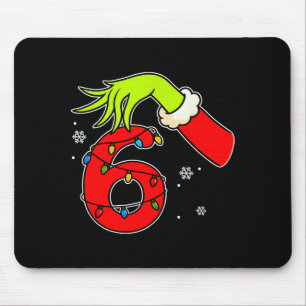 Lustige Nummer 6 Weihnachten 67 Sechs Sieben Meme  Mousepad