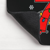 Lustige Nummer 7 Weihnachten 67 Sechs Sieben Meme  Mousepad (Ecke)