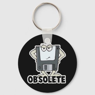 lustige, obsolete Diskette Schlüsselanhänger