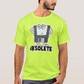 lustige, obsolete Diskette T-Shirt (Vorderseite)