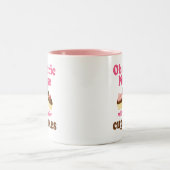 Lustige Obstetric Krankenschwester Zweifarbige Tasse (Mittel)