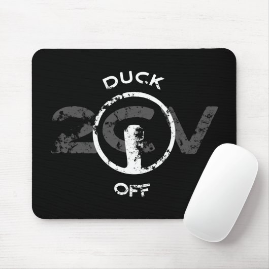 Lustige Oldtimer 2cv Duck Off-Anweisung Mousepad (Mit Mouse)