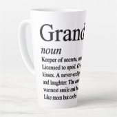 Lustige Oma-Definition Milchtasse (Linke Ecke)