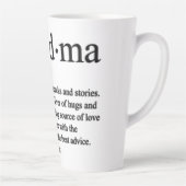Lustige Oma-Definition Milchtasse (Rechts)