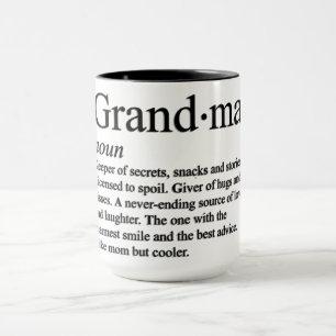 Lustige Oma-Definition Tasse