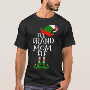 Lustige Oma-Elfen-Kostüm passende Familiengruppe T-Shirt