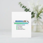 Lustige Oma-Geschenksoftware Postkarte (Stehend Vorderseite)