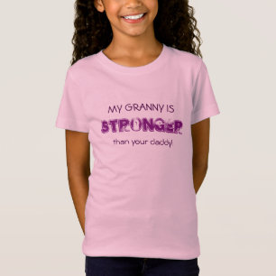 Lustige Oma-stärkeres Lila T-Shirt