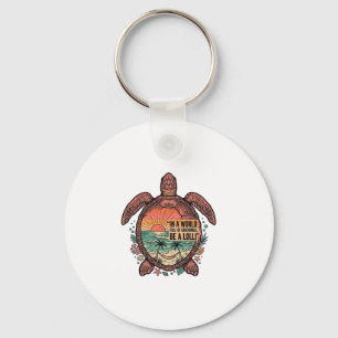 Lustige Oma Turtle Beach Vintage-Shirt Design_1 Schlüsselanhänger