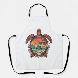 Lustige Oma Turtle Beach Vintage-Shirt Design_1 Schürze