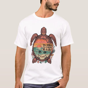 Lustige Oma Turtle Beach Vintage-Shirt-Design_1 T-Shirt
