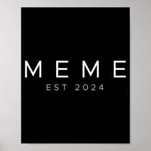 Lustige Oma wird bald Meme Est 2024 Neue Oma Poster