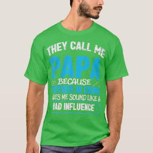 Lustige Opa-Geschenke für Männer Papa Komplize für T-Shirt
