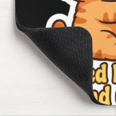 Lustige Orange Katze Mousepad (Ecke)