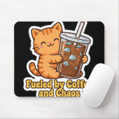 Lustige Orange Katze Mousepad (Mit Mouse)