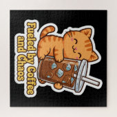 Lustige Orange Katze Puzzle (Horizontal)