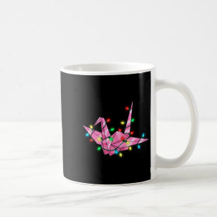 Lustige Origami Weihnachtsgrafik Lichterliebhaber  Kaffeetasse
