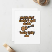 Lustige Original Ukulele Mitteilungskarte (Vorderseite/Rückseite Beispiel)