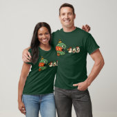 Lustige Ornamente essende Feiertags-Geister-Gamer- T-Shirt (Unisex)