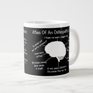Lustige Osteopath-Arzt-Gehirn-Tasse Jumbo-Tasse
