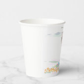 Lustige Oster-Pappbecher mit Pony und Hase  Pappbecher (Rechts)