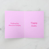 Lustige Osterei-Karte Feiertagskarte (Innenseite)