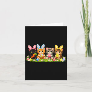 Lustige Osterkatzen Ohren Hase Eier Frühling für F Karte