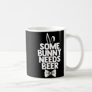 Lustige Ostermännerchen, irgendein Hase braucht Bi Kaffeetasse