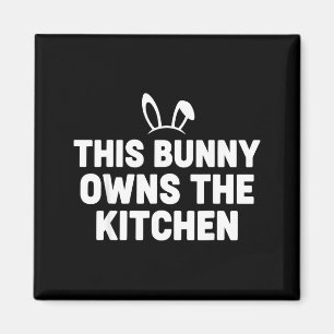 Lustige Ostern-Hasen-Zitat Dieser Hase besitzt die Magnet