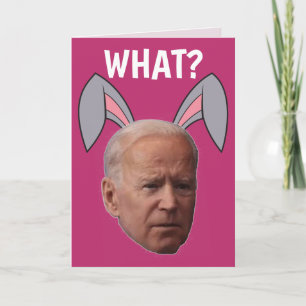 LUSTIGE OSTERN JOE BIDEN GRUßKARTE KARTE