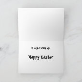 Lustige Ostern-Karte Feiertagskarte (Innenseite)